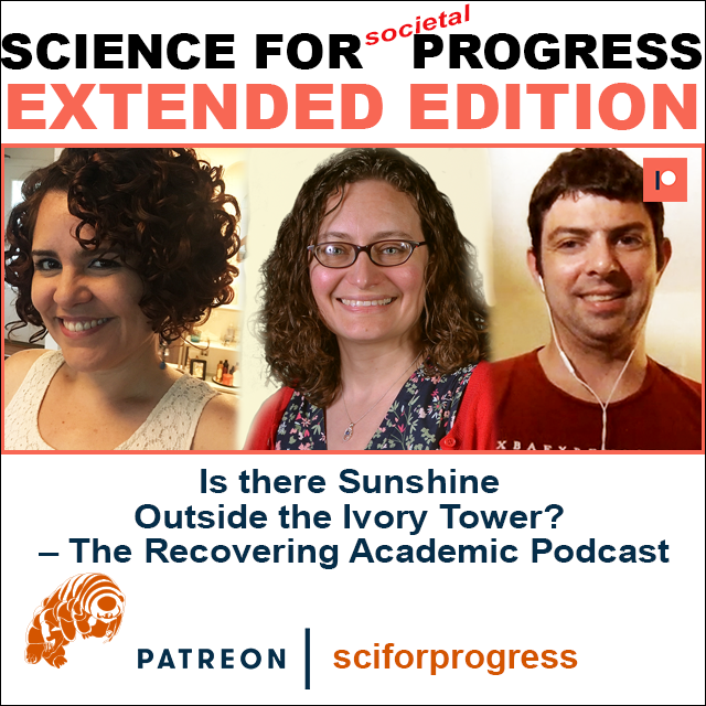 EXTENDED Episode released:  Visiting the Recovering Academic Podcast - full conversation